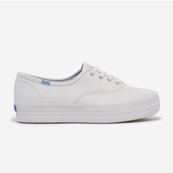 Keds The Platform Leather Lace Up - Picture 1 of 10